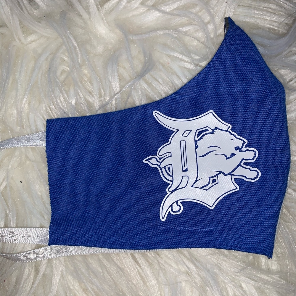 Detroit Lions Face Mask